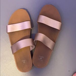 Rose Gold sandals